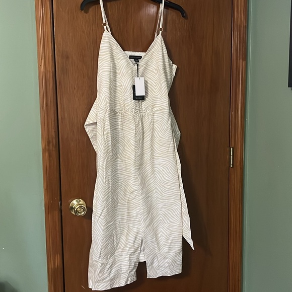 Saks Fifth Avenue Linen/Cotton Dress - Picture 3 of 5